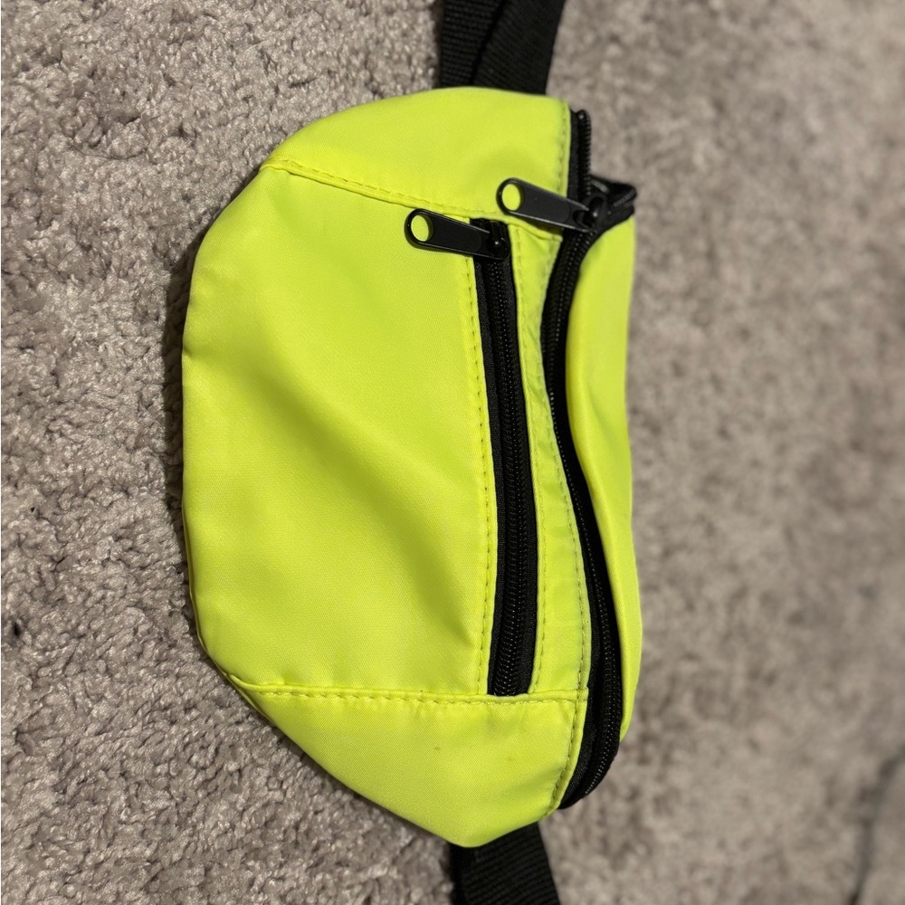 Neon Yellow Waist Bag